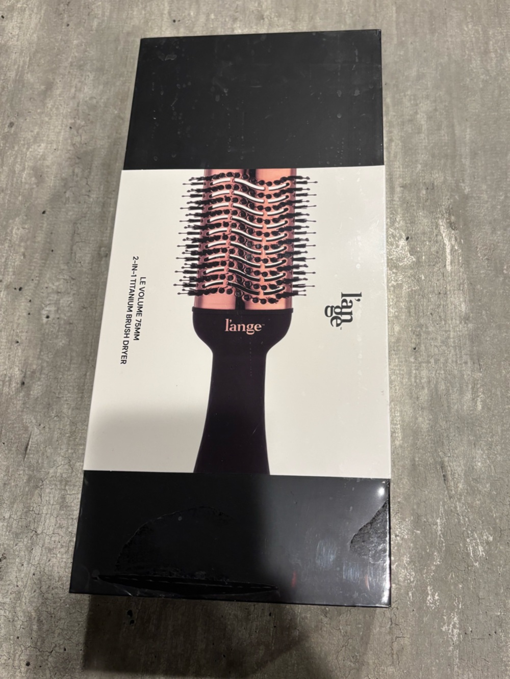 Lange Titanium Round Brush Dryer - Black & Rose Gold
70mm